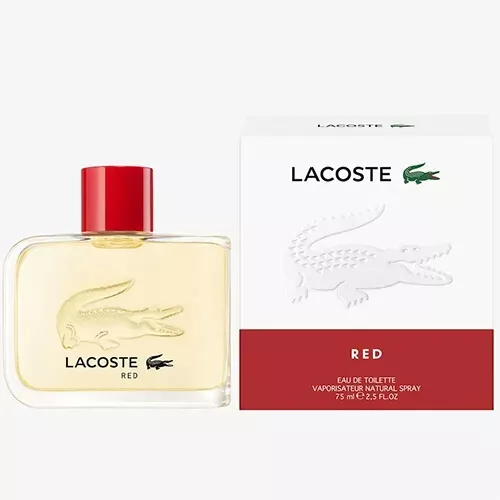 Lacoste Red Cologne for Men - Eau de Toilette Spray 2.5 oz