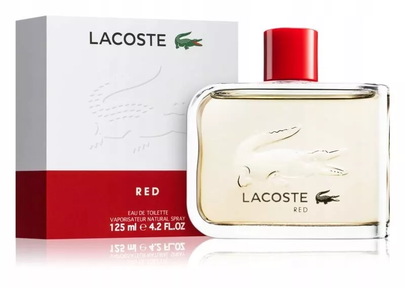 Lacoste Red Cologne for Men - Eau de Toilette Spray 4.2 oz