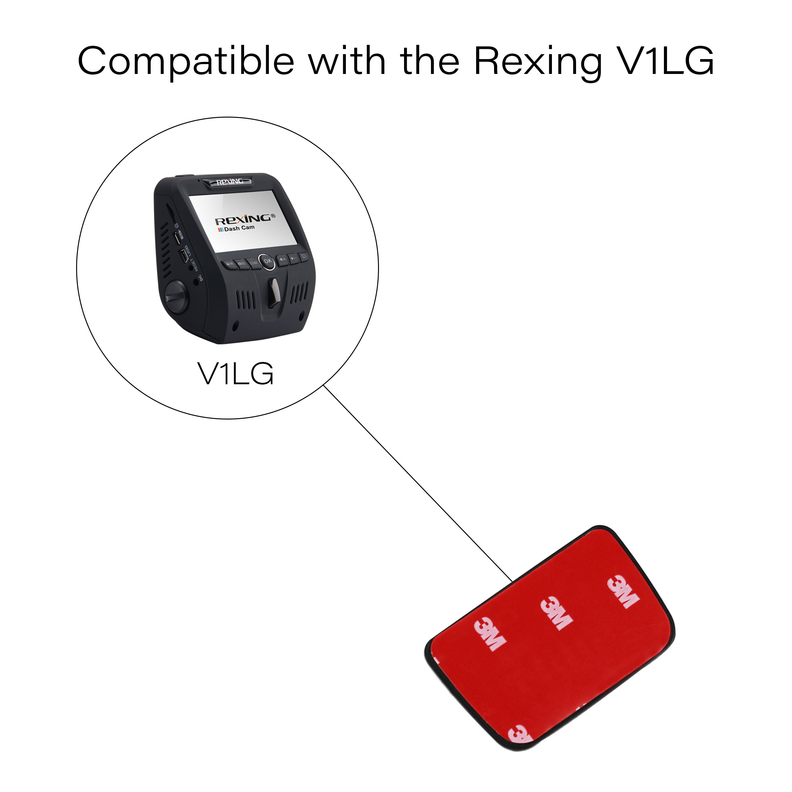 Rexing Adhesive Mount for V1LG