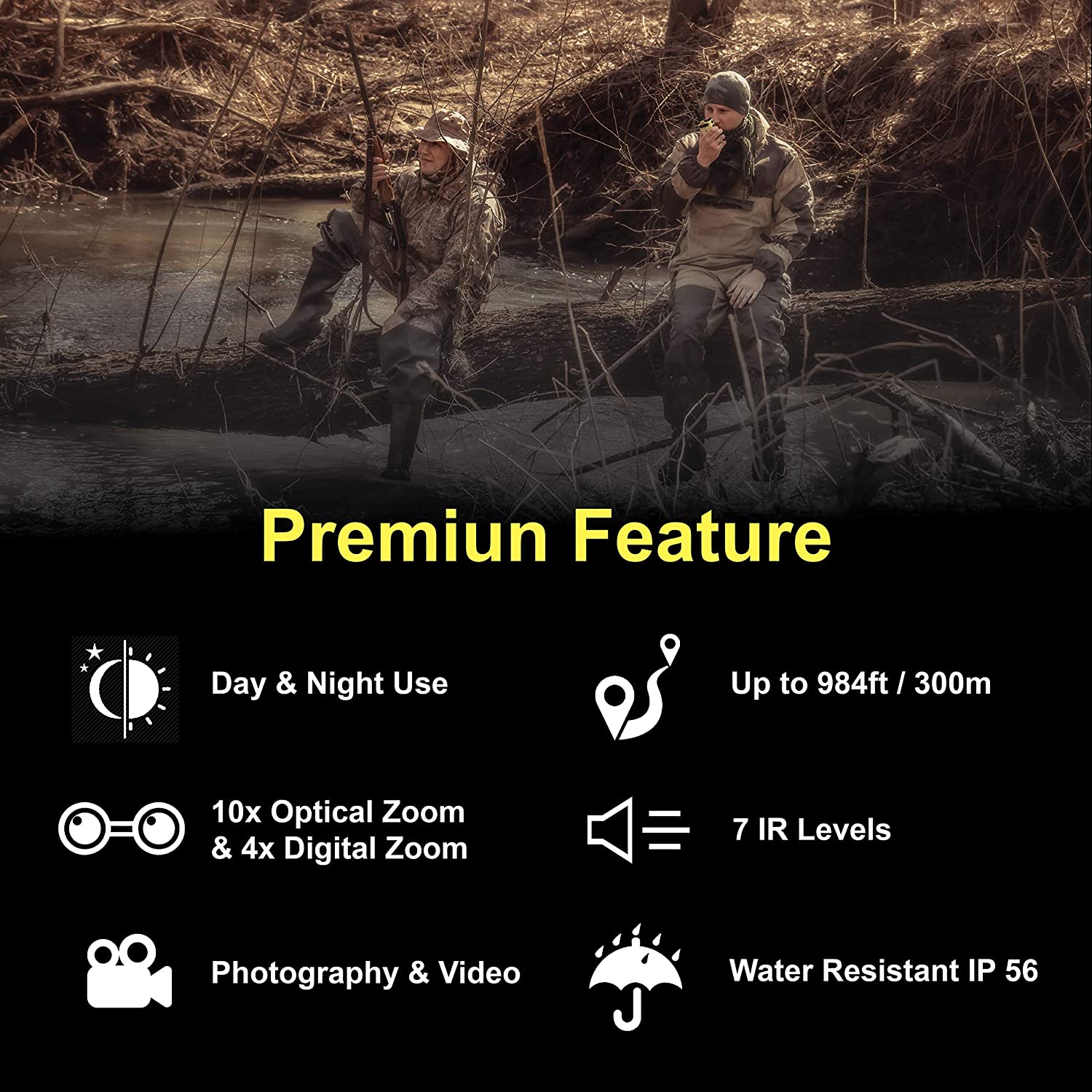Rexing B1 (Digital Camo) Night Vision Goggles Binoculars (Open Box - Final Sale)