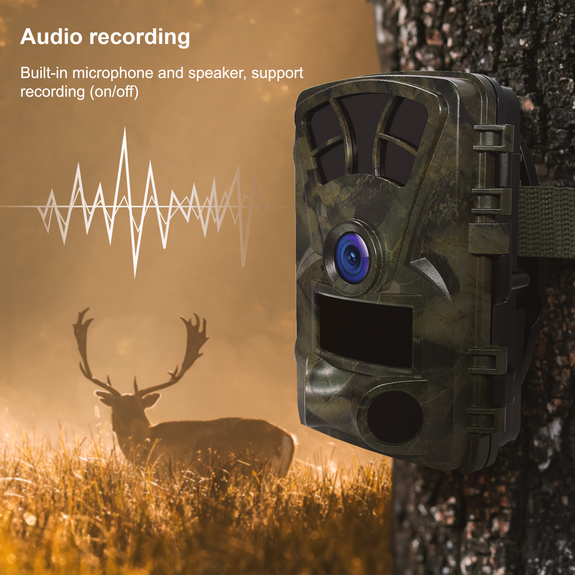 Rexing Woodlens H2 4K Wi-Fi Trail Camera (1 Pack)