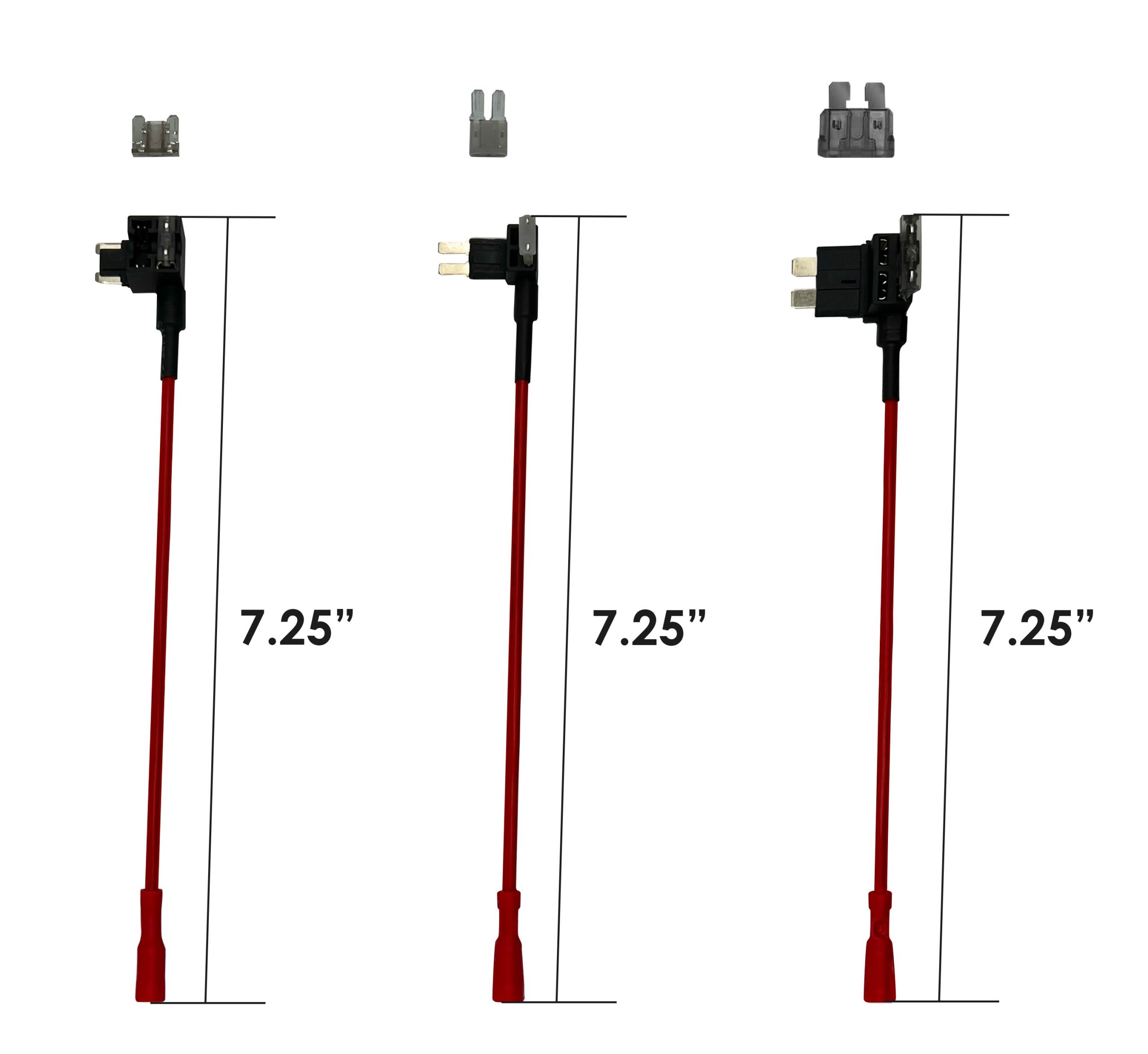 Rexing Fuse Tap and Add-a-Circuit Adapter with LP-mini, Mini Fuse, Micro2 blade fuse adapters