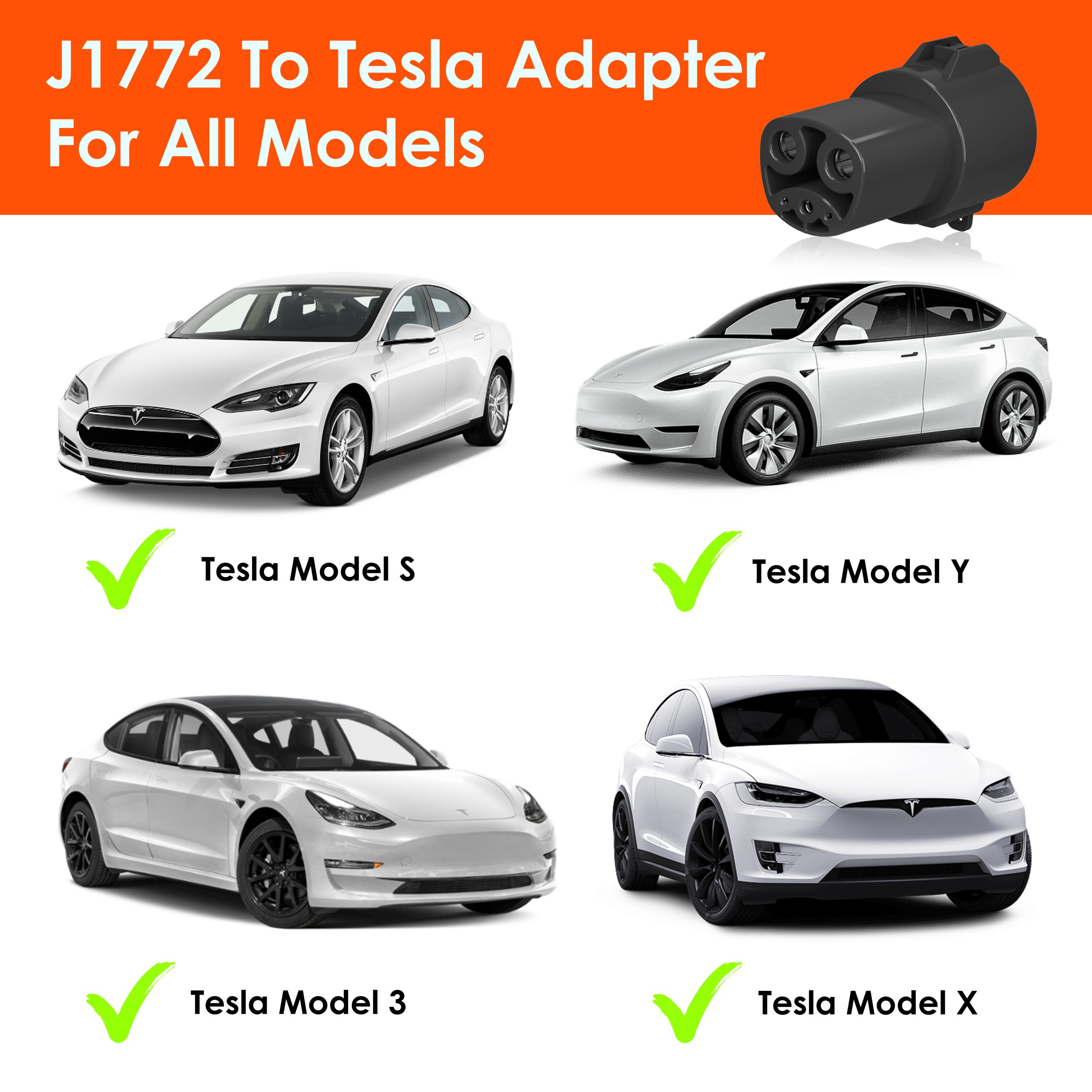 Rexing J1772 to Tesla Charging Adapter