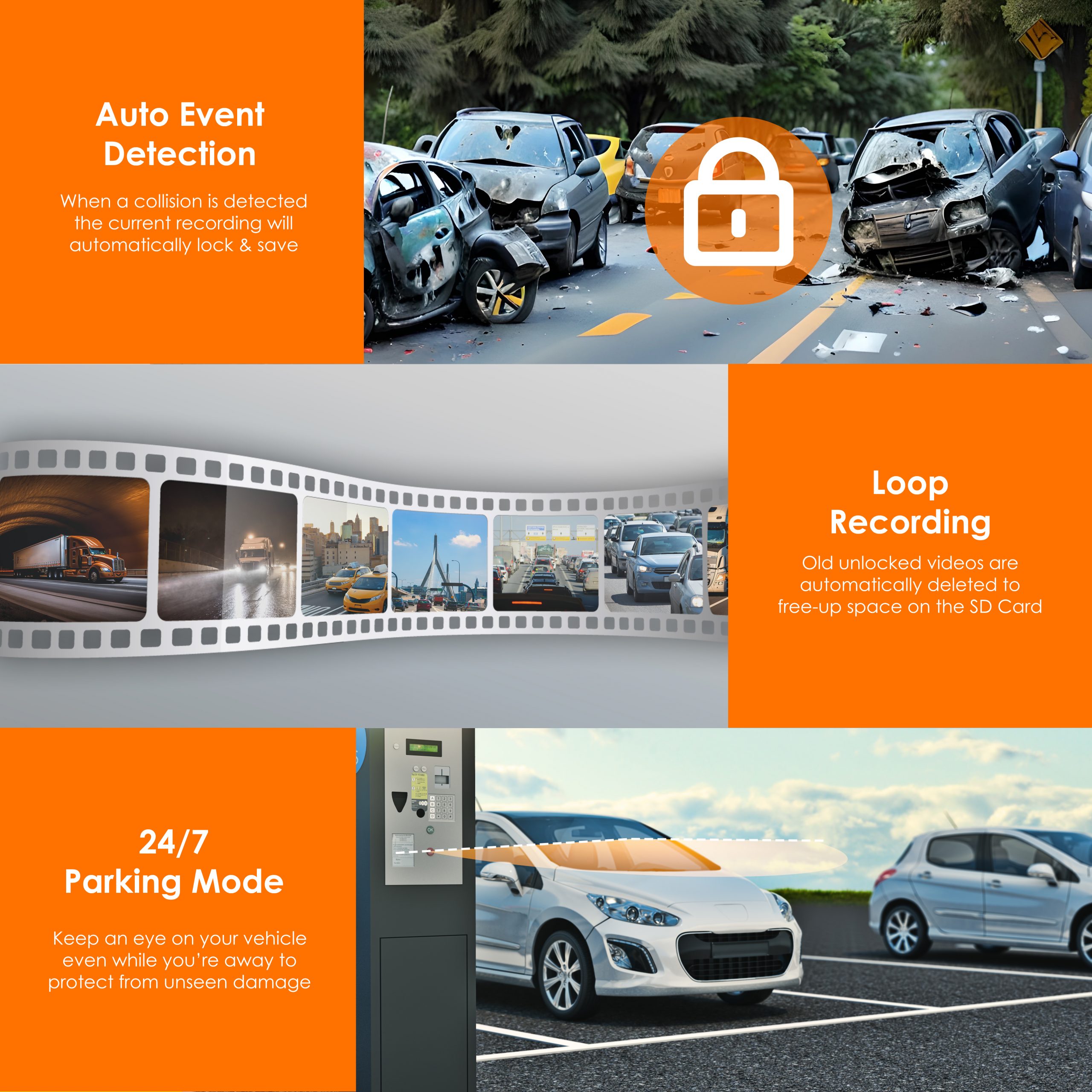 RexingUSA M2 MAX 2-Channel Mirror Dash Cam 4K + 1080p with Wi-Fi & GPS